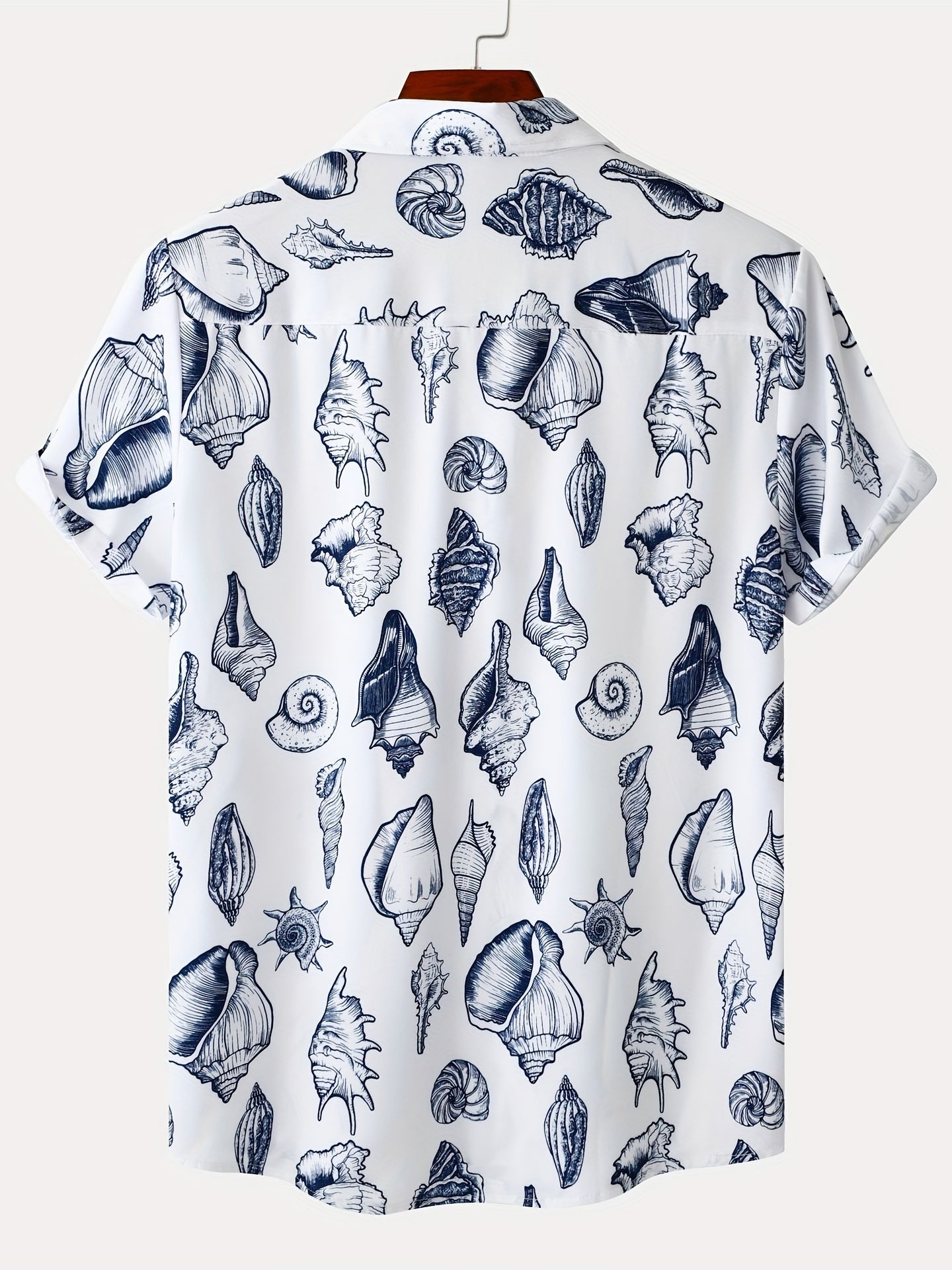 Mens Palm Tree & Lobster Paradise Short Sleeve Hawaiian Shirt - Lightweight, Comfortable, Perfect for Summer Beach Vacations