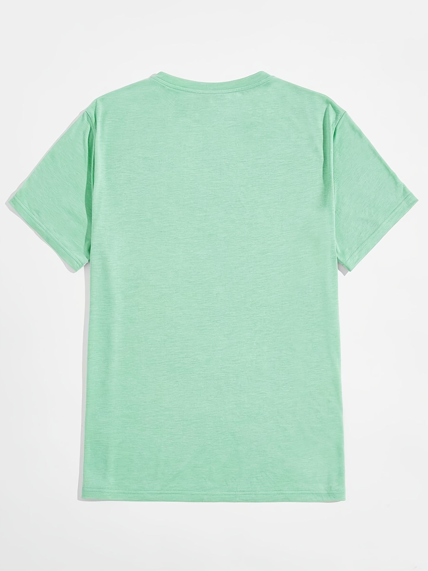 Men's Coconut Tree Sunrise Graphic T-Shirt - Comfortable Short Sleeve Casual Tee for Summer