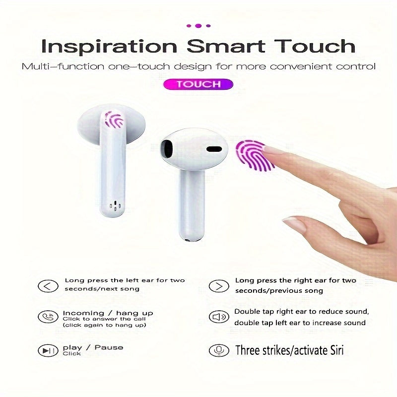 Wireless headphones suitable for all smartphone connections