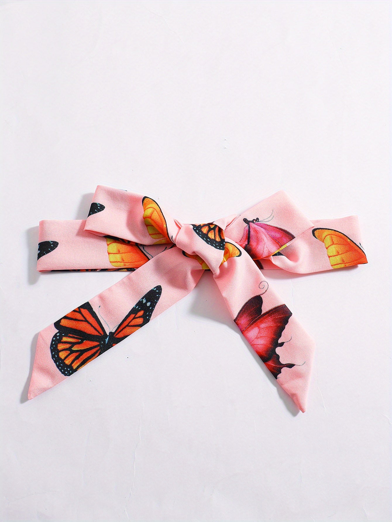 Trendy Girls' Butterfly Romper with Ruffles and Belt - Perfect for Summer!
