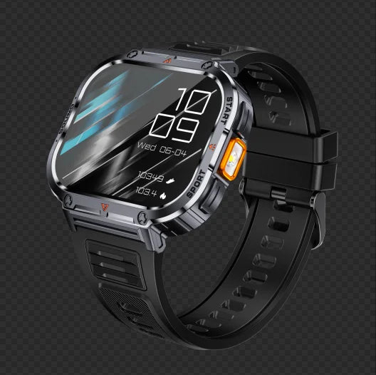 Netcom B29 Men's Smart Watch with HD Screen Camera Tiktok 4G Card Support Magnetic Charging-Montre Intelligente
