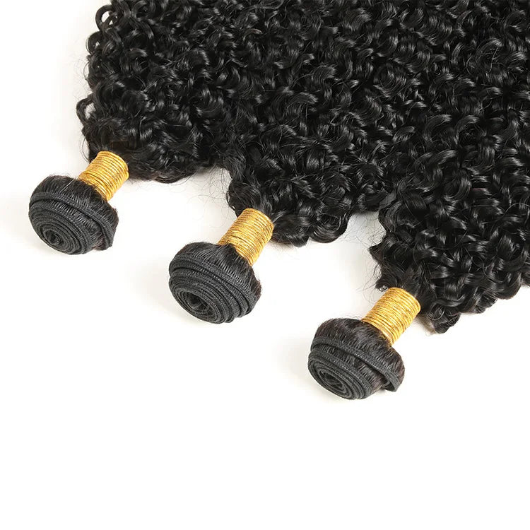 Unprocessed Wholesale Burmese Curly Hair Bundles, Cuticle Aligned Hair Weave