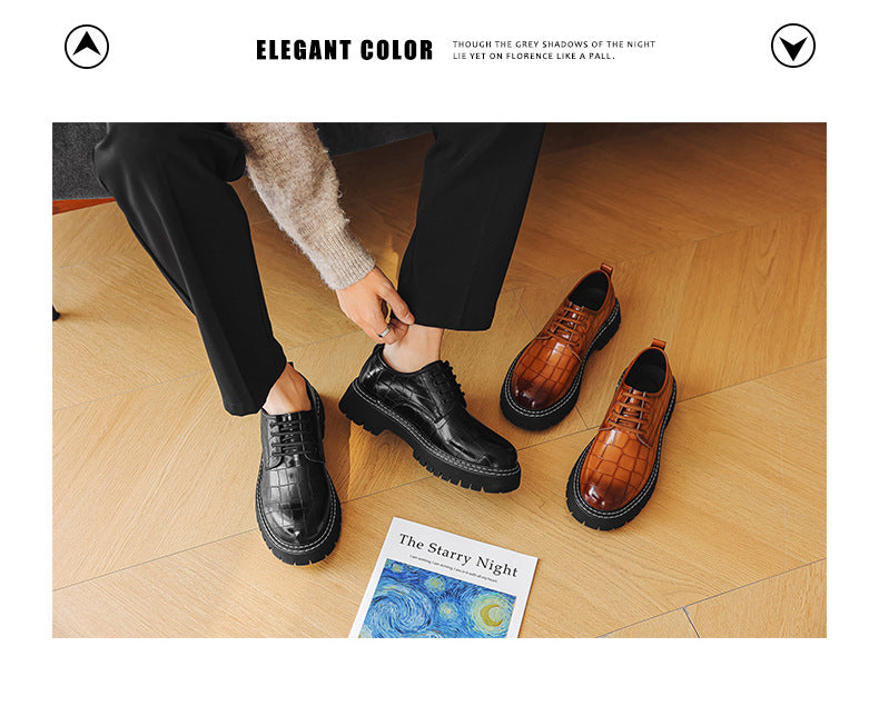 Crocodile Man Dress Shoes Formal Brand Mens Office Shoes Leather Wedding Dress Coiffeur Party Man Italian Shoe Original Leather