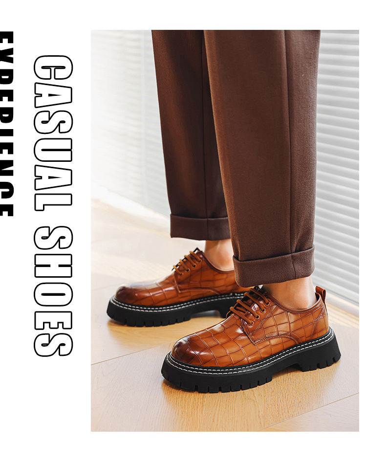 Crocodile Man Dress Shoes Formal Brand Mens Office Shoes Leather Wedding Dress Coiffeur Party Man Italian Shoe Original Leather