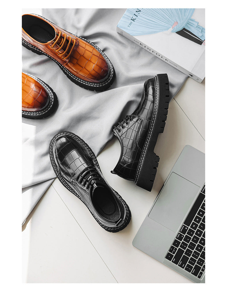 Crocodile Man Dress Shoes Formal Brand Mens Office Shoes Leather Wedding Dress Coiffeur Party Man Italian Shoe Original Leather