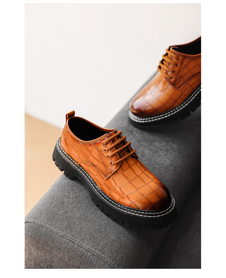 Crocodile Man Dress Shoes Formal Brand Mens Office Shoes Leather Wedding Dress Coiffeur Party Man Italian Shoe Original Leather