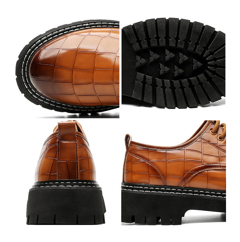 Crocodile Man Dress Shoes Formal Brand Mens Office Shoes Leather Wedding Dress Coiffeur Party Man Italian Shoe Original Leather