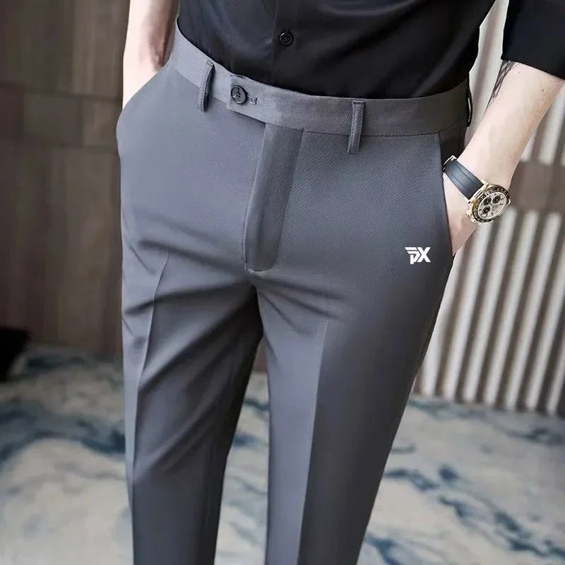 South Korean Golf Pants Men's 2025 Spring New Golf Clothing Fashion Casual Business Pants Sports Pants Men's Golf Clothing