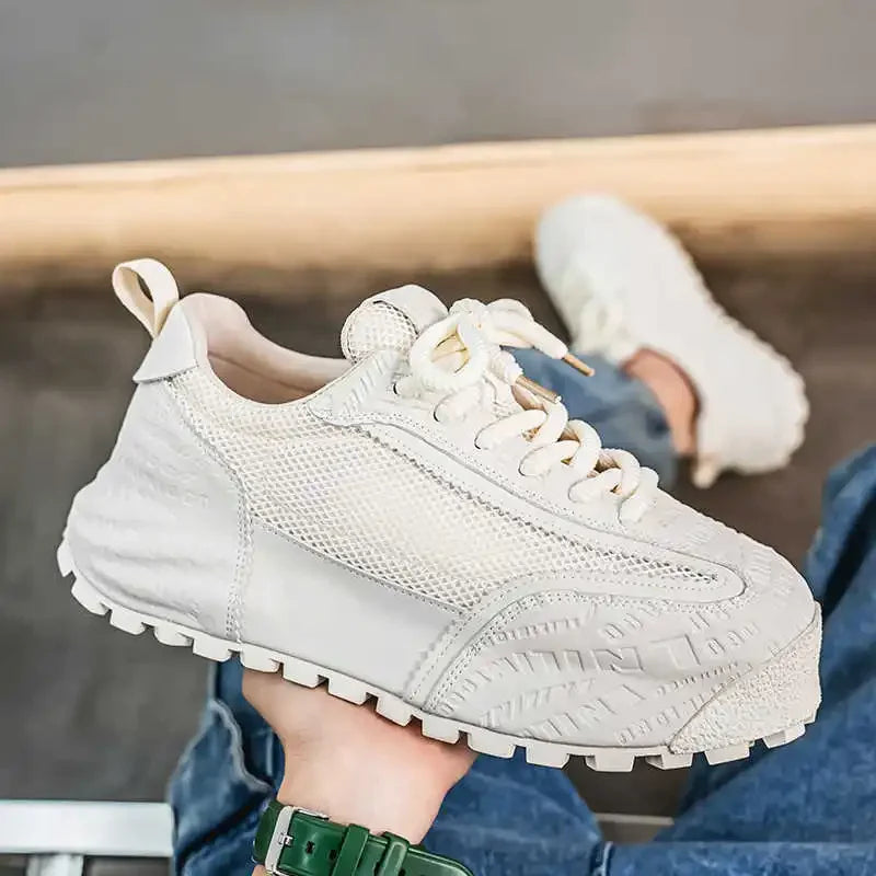 Without Heels Round Foot Retro Shoes Men Dress Casual Dress Men's Shoes Sneakers Sport Bity Latest Tenisse Tenisse Shors