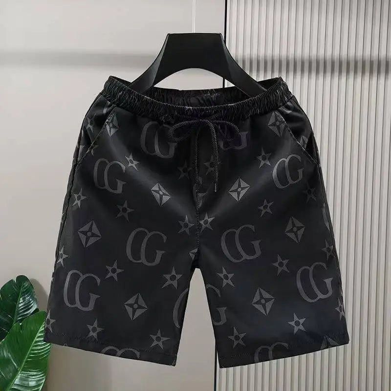 The 2025 Summer Popular Brand Letter Shorts Are Loose, Breathable, Fashionable, Quick-drying and Quick-descent Motorcycle Shorts