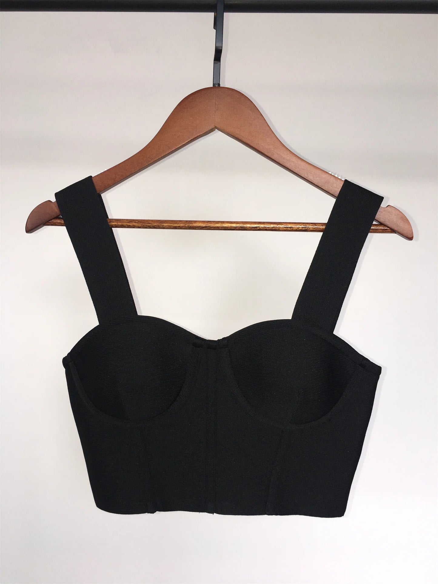 Women Summer Soild Sexy Strapless Backless Orange Black White Camis Bandage Tops 2023 Celebrity Designer Fashion High Street Top