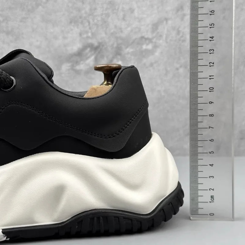 Mens Shoes 2025 Fashion Comfortable Chunky Sneakers Men Designer Walking Shoes Brand Wear-resisting Casual Shoes Tenis Masculino