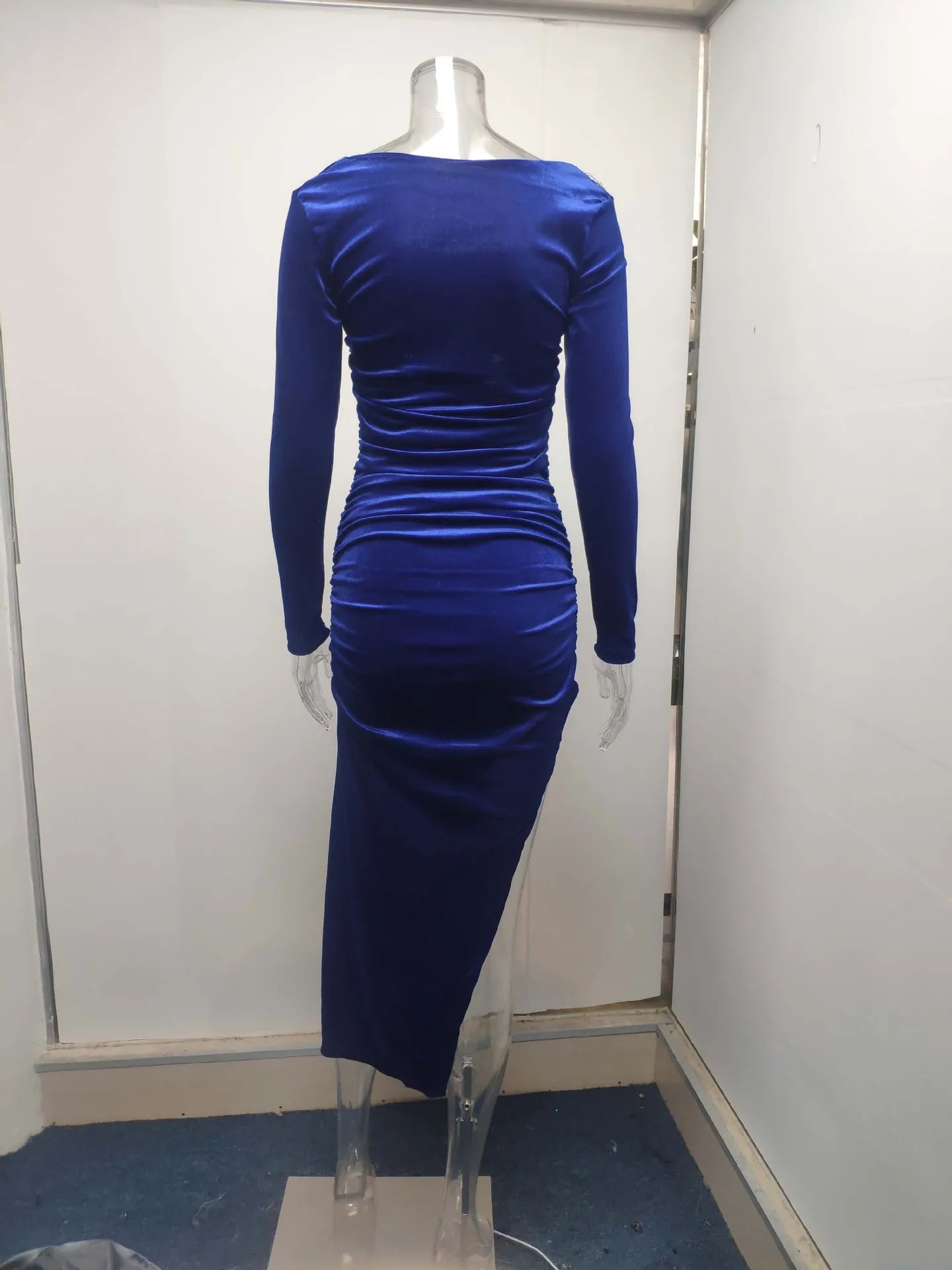 Dress Women Summer 2022 Women Europe New Split Sense Pure Color Led High Waist Dresses Casual Vestidos OLNAL8752