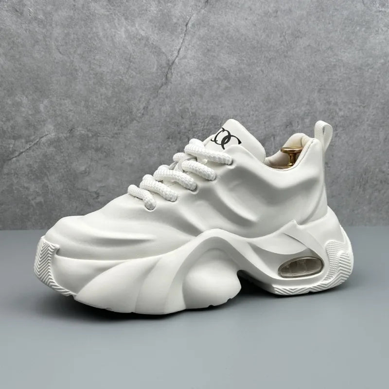 Men Shoes Designer Luxury Casual Sneakers Breathable Platform Shoes for Men Fashion Height Increasing Comfortable Non-slip Shoes
