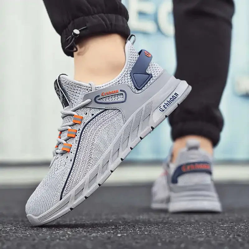 Lace-up Tied Luxury Sneakers For Men High Ankle Shoes Men Brown Long Boots Sports Pretty Latest High Quality Runner Tenks