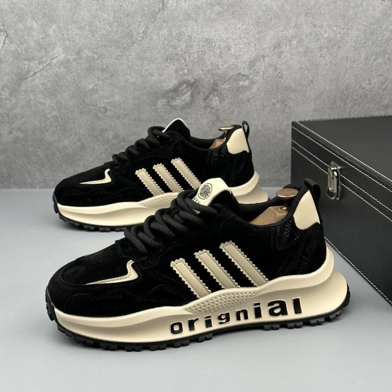 Trendy Brand Men's New Comfortable and Versatile Casual Shoes with Soft Soles Anti Slip and Wear-resistant Shoes