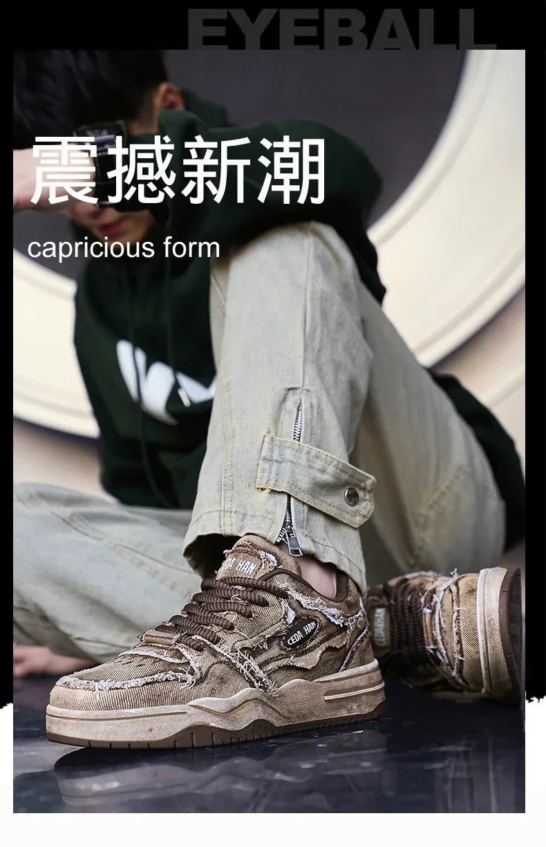 Retro Unisex Casual Shoes Fashion Cool Warm Runn Shoes Men Women Anti Slip Classic Tennis Shoes Punk Hip-hop Outdoors Sneakers