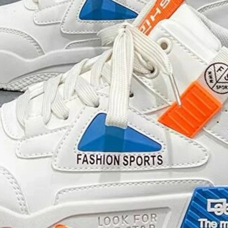 Men's Sneakers High Top Casual Shoes 2025 New Man Running Shoes Fashion Lightweight Board Shoe Men Lace Up Platform Shoes Tenis
