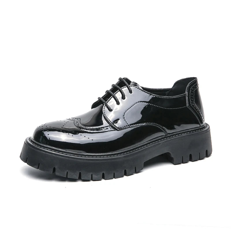 Men's Loafers Luxury Brand Leather Dress Shoes Breathable Slip-On Solid Formal Casual Shoes Handmade Designer Men Shoes Mocassin