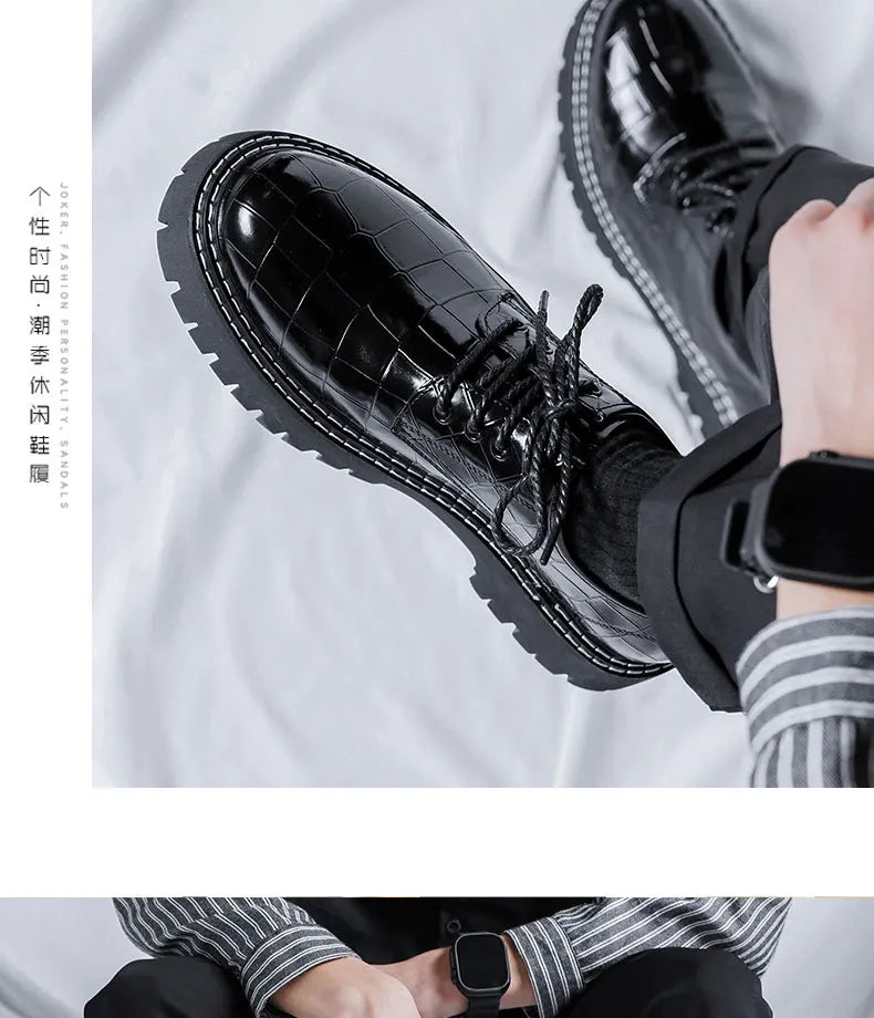 Men's Loafers Luxury Brand Leather Dress Shoes Breathable Slip-On Solid Formal Casual Shoes Handmade Designer Men Shoes Mocassin
