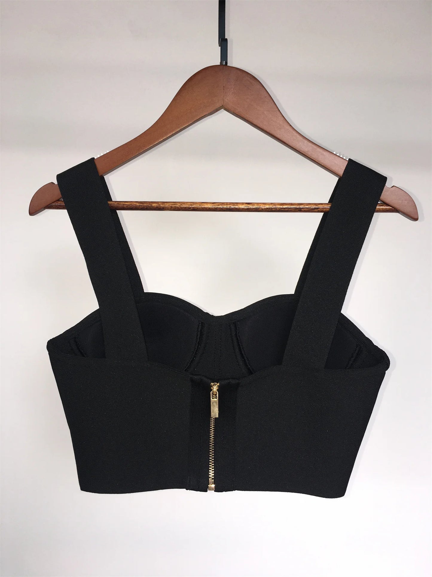 Women Summer Soild Sexy Strapless Backless Orange Black White Camis Bandage Tops 2023 Celebrity Designer Fashion High Street Top
