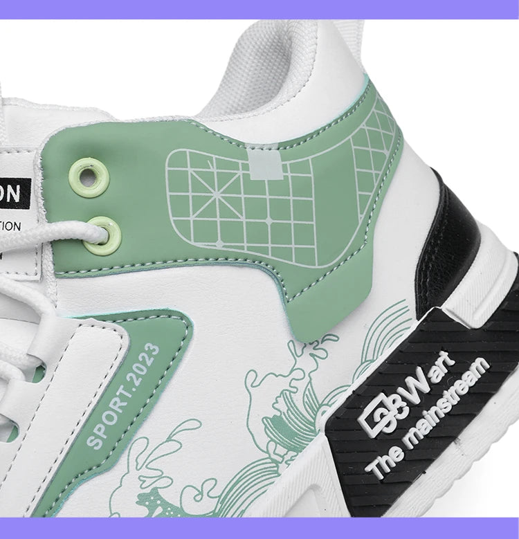 Daddy Shoes Male Sports Sneakers Trainers Street Culture Walking Footwear Man Men High Top Casual Shoes Personality Thick Soled