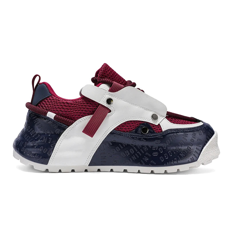 Chunky Sneaker Men Designer Cover Bottom Board Shoes Fashion Casual Mesh Breathable Increased Internal Flat Platform Sport Shoes