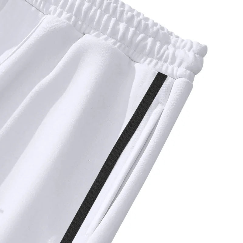 2024 Casual Sports Breasted Pants Men's Autumn New Button Loose Straight Drawstring Oversized Sweatpants Trousers Free shipping