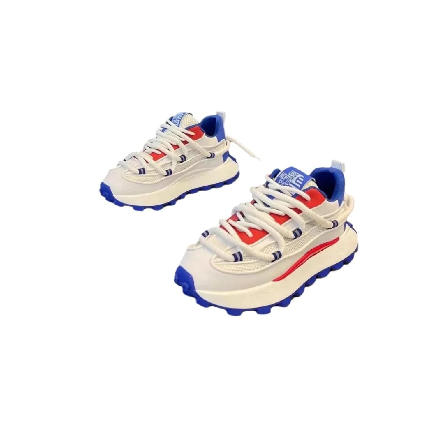 Mesh breathable dad shoes 2024 latest versatile casual sports shoes with thick soles and elevated height for men's running shoes