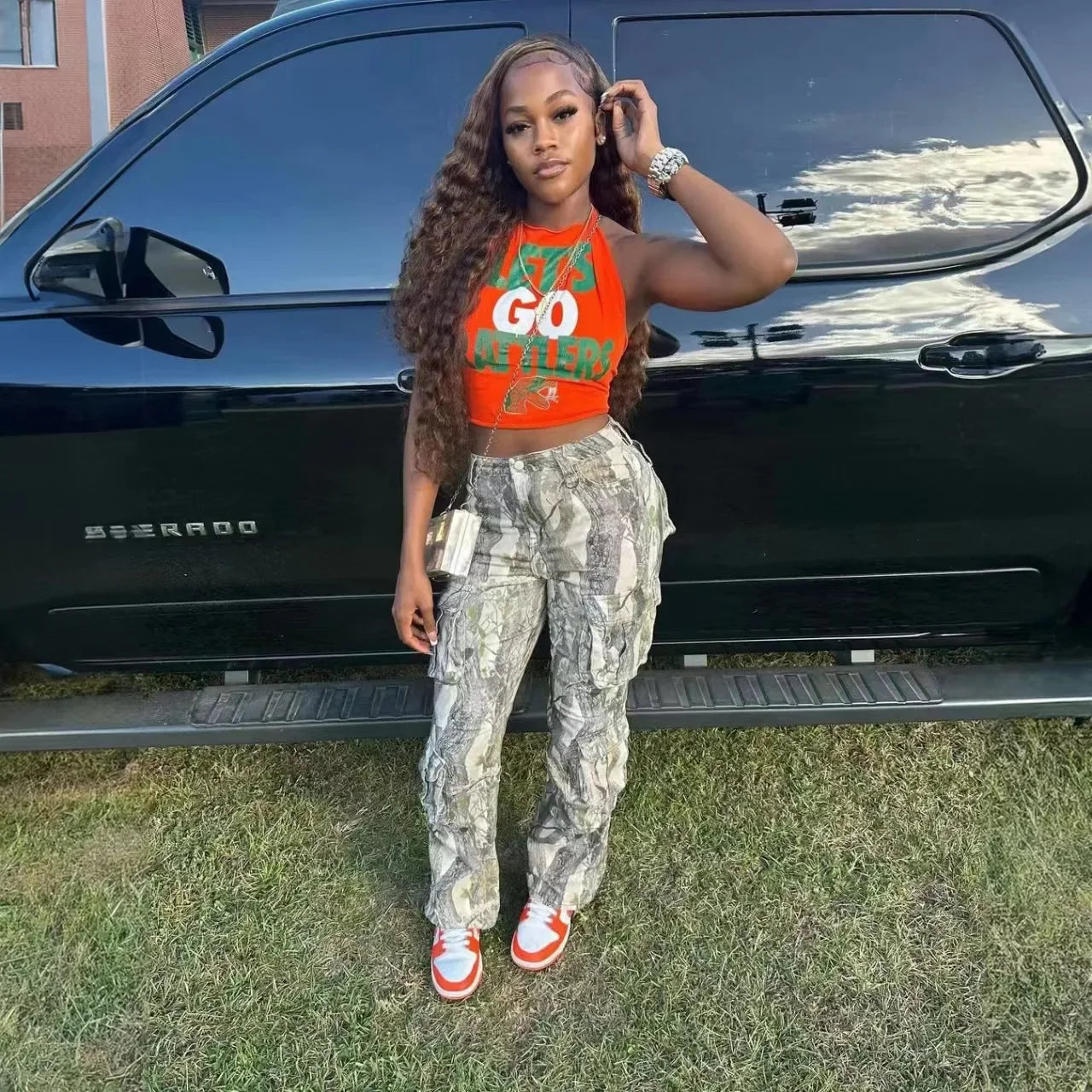 Summer Outfits y2k Clothes Streetwear Print Pants For Women Gray Casual Trousers Baggy High Waist Wide Leg Pants Trousers