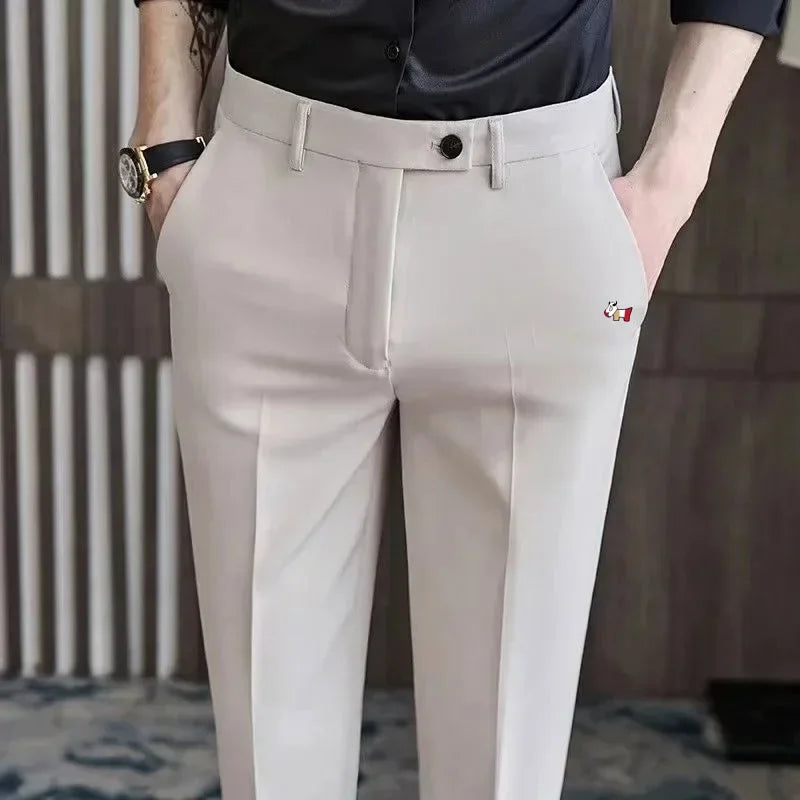 South Korean Golf Pants Men's 2025 Spring New Golf Clothing Fashion Casual Business Pants Sports Pants Men's Golf Clothing