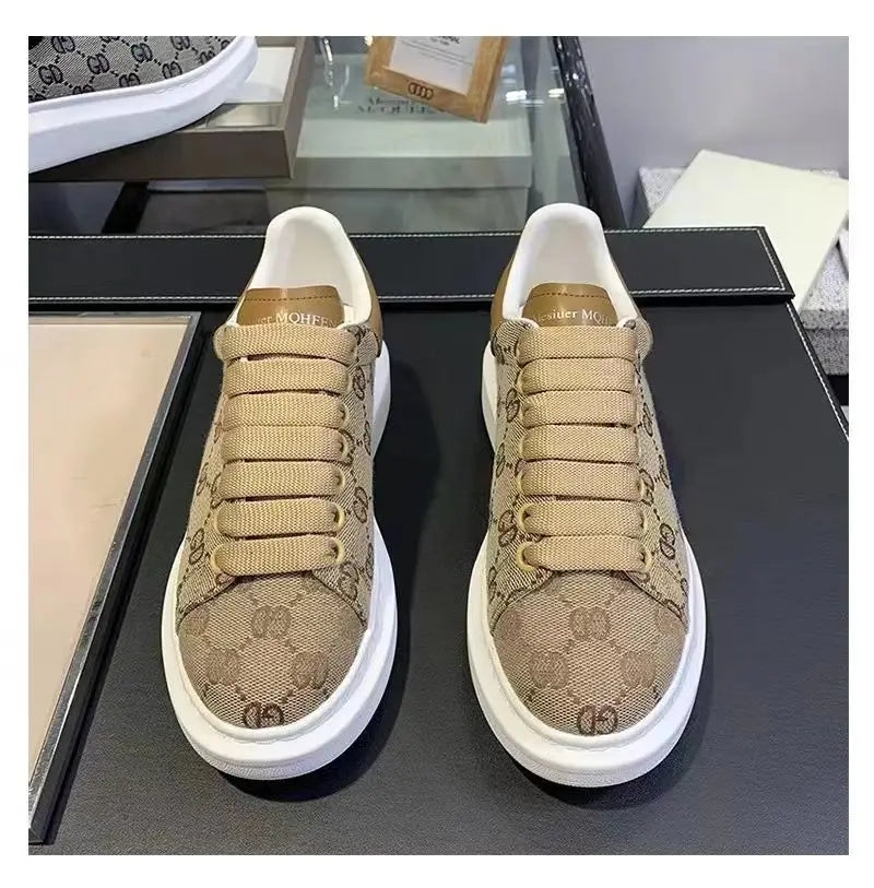 2025 new casual men's shoes, breathable and height increasing, versatile canvas shoes, trendy and casual