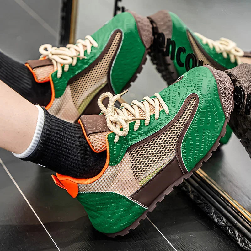 Men's Motorcycle Spring New Trendy Sneakers Comfortable and Breathable Men's Shoes