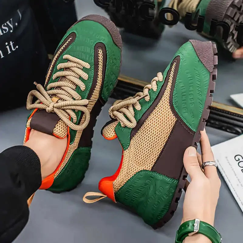 Without Heels Round Foot Retro Shoes Men Dress Casual Dress Men's Shoes Sneakers Sport Bity Latest Tenisse Tenisse Shors