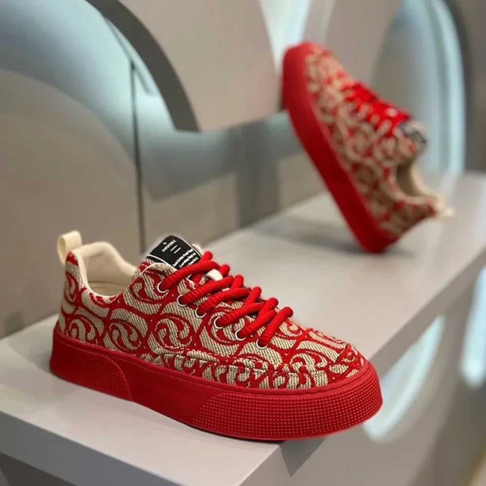 Men's Shoes Spring New Versatile Canvas Shoes Low Cut Casual Board Shoes Design Sense Sports Shoe Sneakers Men Zapatos Casuales