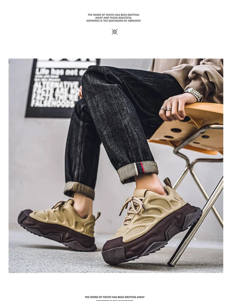 CYYTL Men Sneakers Platform Outdoor Shoes Casual Tennis Fashion Running Sports Hiking Designer Luxury Skateboard Leather Loafers