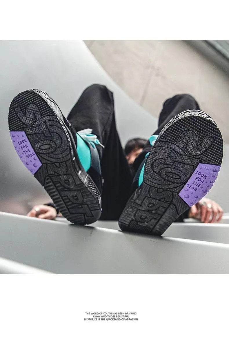 Men's Sneakers Breathable Men Casual Shoes Cool Basket Shoes for Men Non-slip Tenis Shoes Vulcanized Shoes Tenis Para Hombre