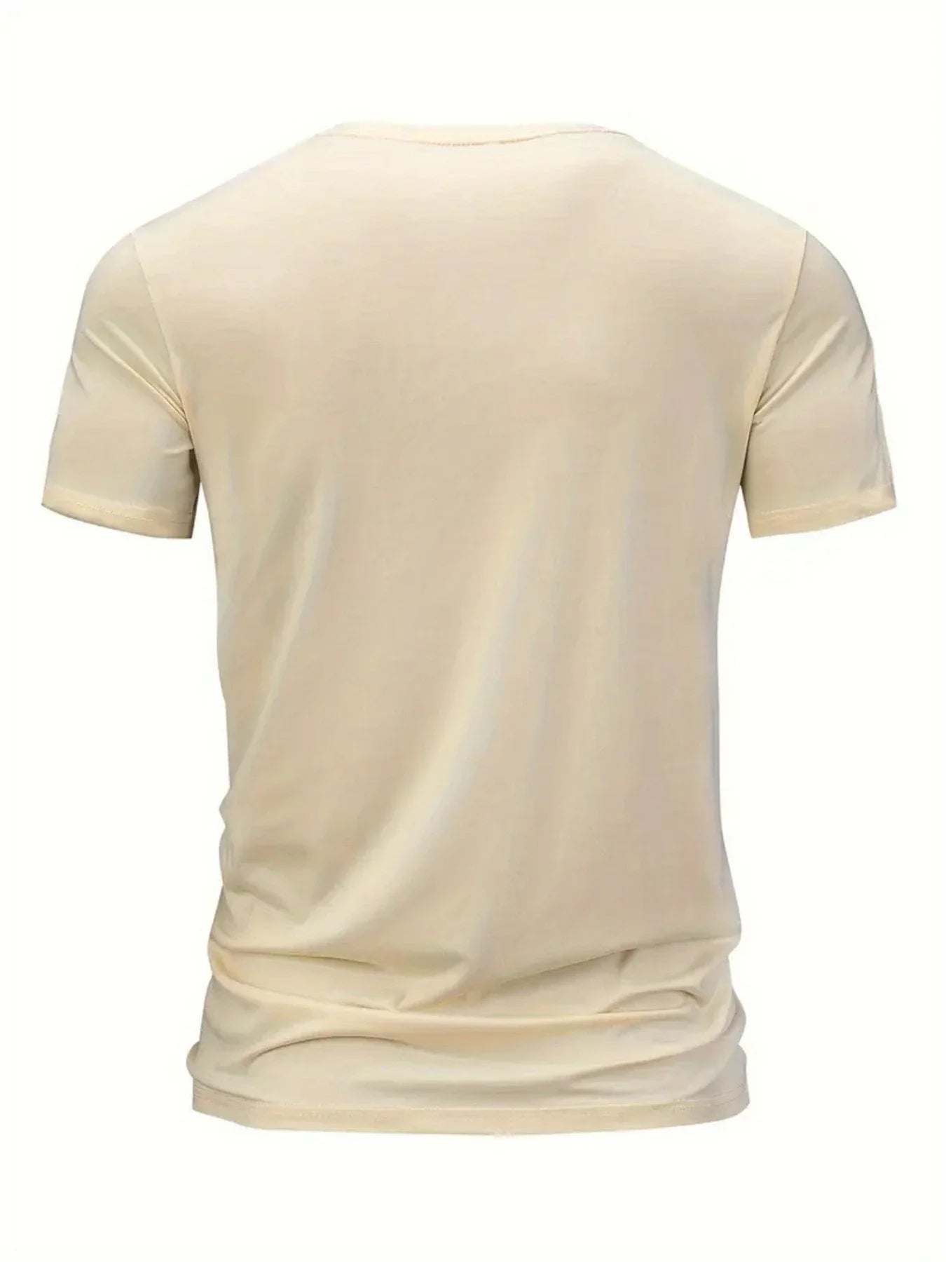 Summer men's comfortable round neck short-sleeved casual T-shirt Italian Milan print pattern