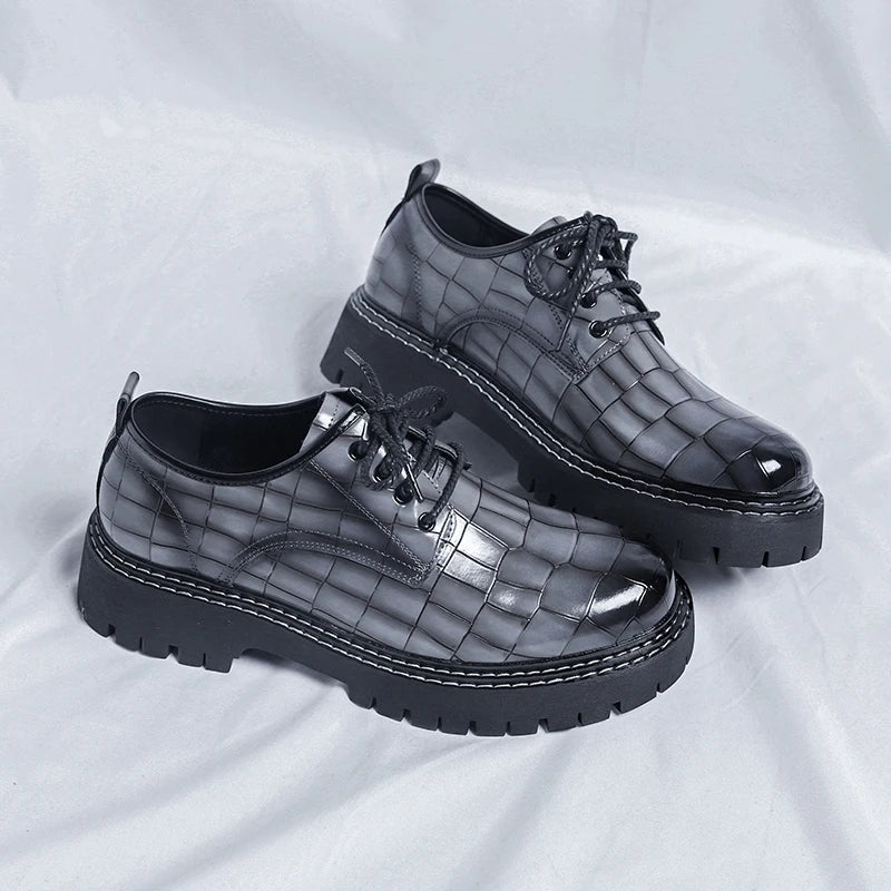 Men's Loafers Luxury Brand Leather Dress Shoes Breathable Slip-On Solid Formal Casual Shoes Handmade Designer Men Shoes Mocassin