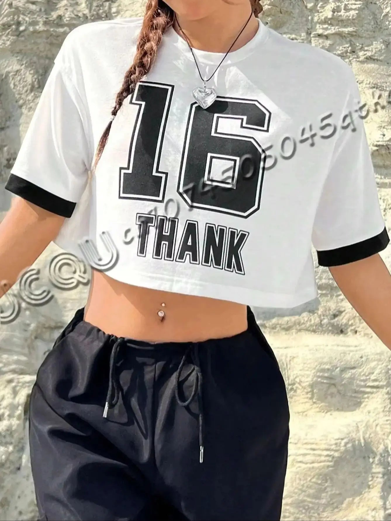 New Number 16 Women's Short Sleeve T-Shirt Casual Crew Neck Summer Women's Sport Short T-shirt Tops Tee Racing T-shirt