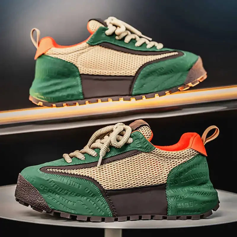 Without Heels Round Foot Retro Shoes Men Dress Casual Dress Men's Shoes Sneakers Sport Bity Latest Tenisse Tenisse Shors