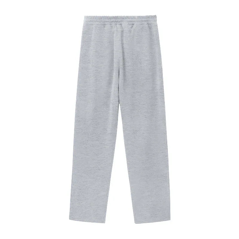 2024 Casual Sports Breasted Pants Men's Autumn New Button Loose Straight Drawstring Oversized Sweatpants Trousers Free shipping
