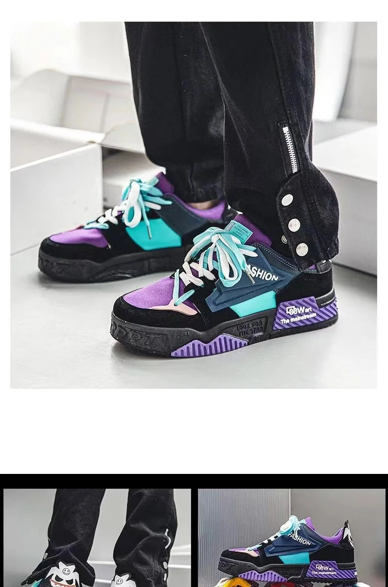 Men's Sneakers Breathable Men Casual Shoes Cool Basket Shoes for Men Non-slip Tenis Shoes Vulcanized Shoes Tenis Para Hombre