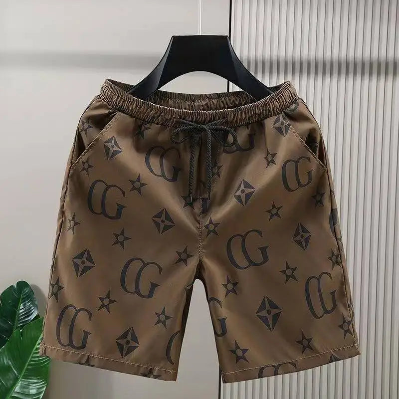 The 2025 Summer Popular Brand Letter Shorts Are Loose, Breathable, Fashionable, Quick-drying and Quick-descent Motorcycle Shorts