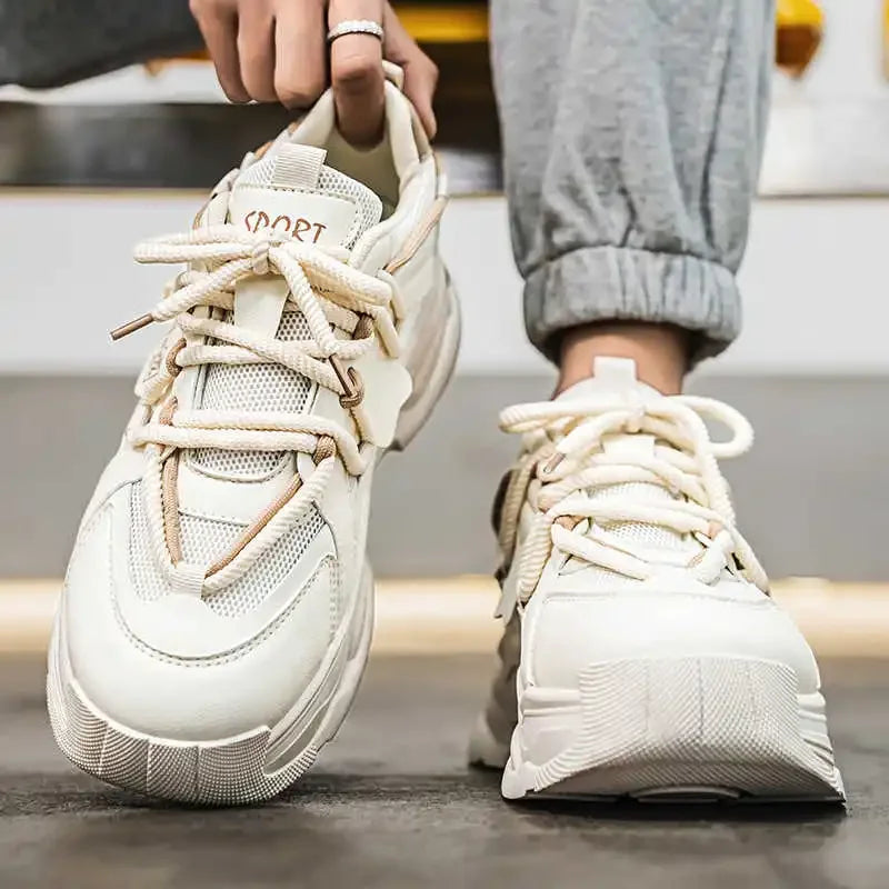 Tennis Sole Height Up Blue Boots Woven Sneakers 41 Tennis Mens Shoes Sports Runner Unusual Top Comfort Style Maker Due To