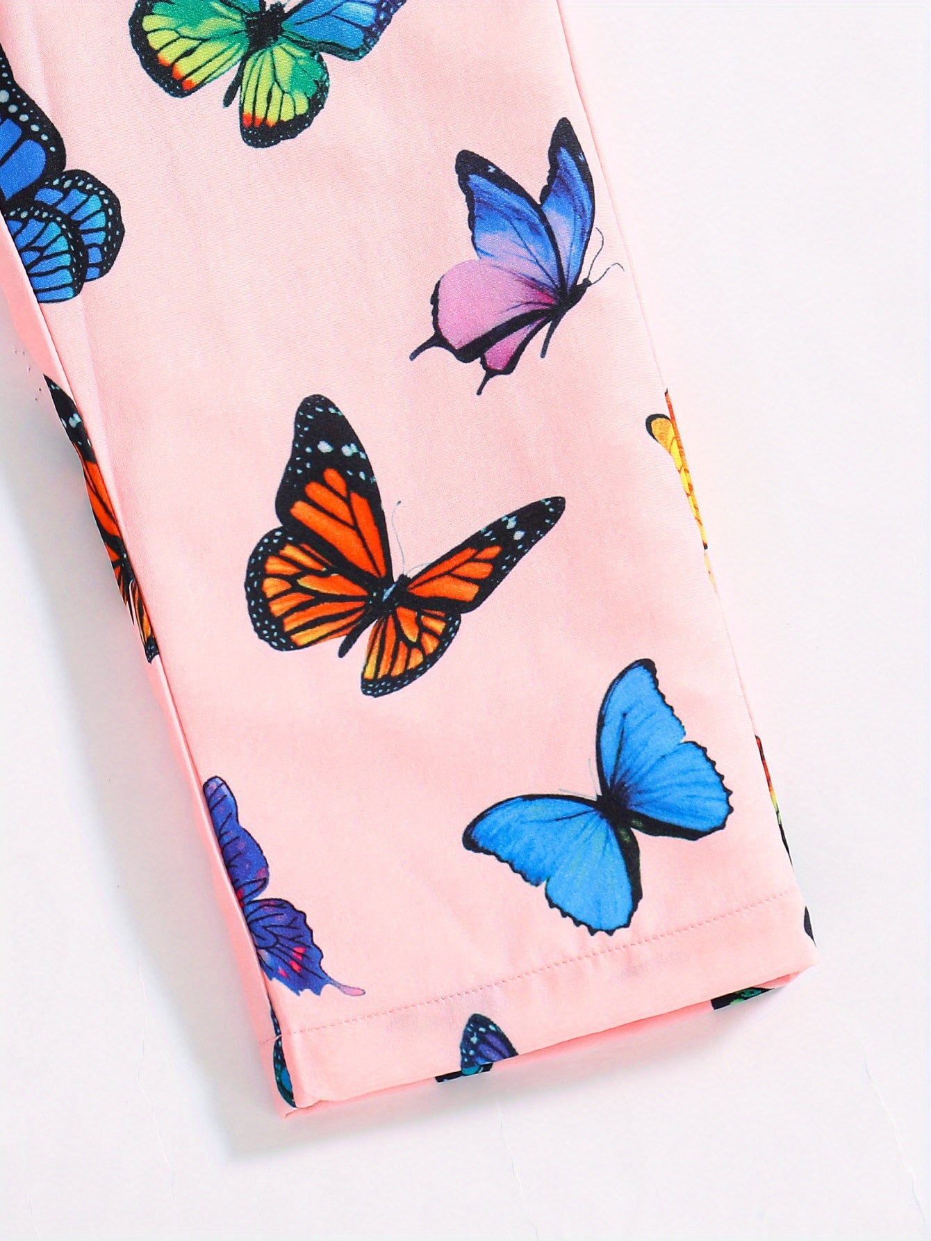 Trendy Girls' Butterfly Romper with Ruffles and Belt - Perfect for Summer!
