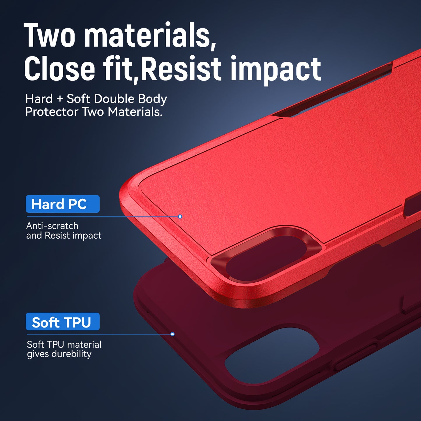 Full Protection Shockproof Case for iPhone XR/XS MAX/X/XS - Stylish