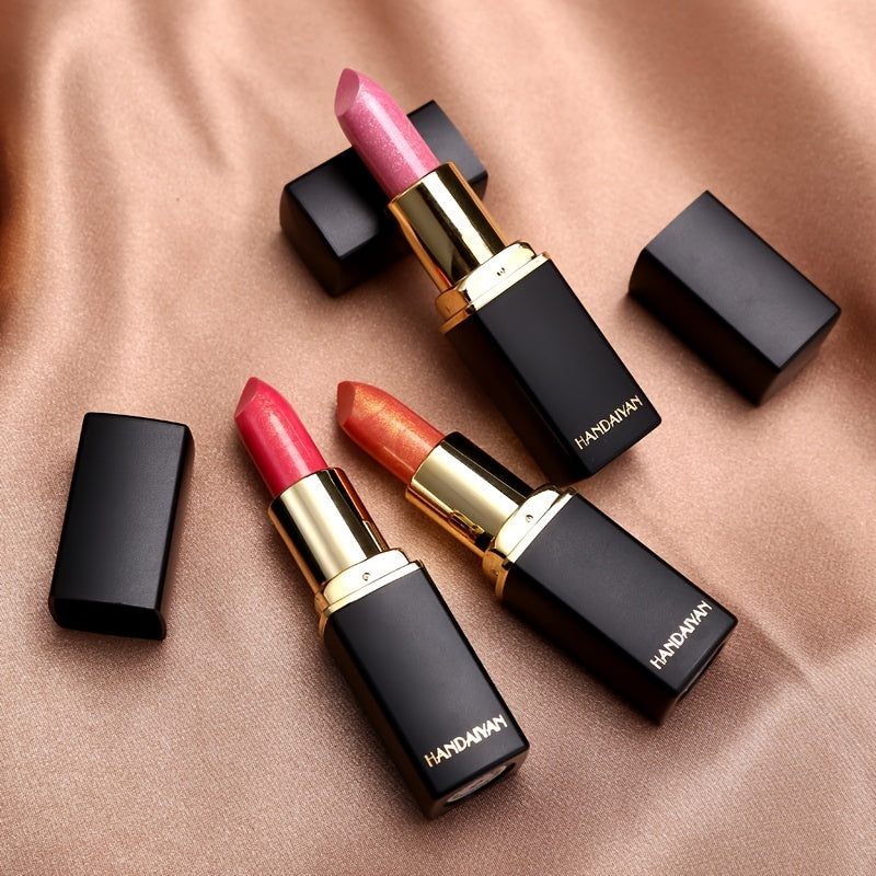 Mermaid Shiny Lipsticks - 9 Colors, Metallic Pearly Temperature Changing Lipsticks with Long Lasting Shimmer and Glitter Valentine's Day Gifts For Music Festival