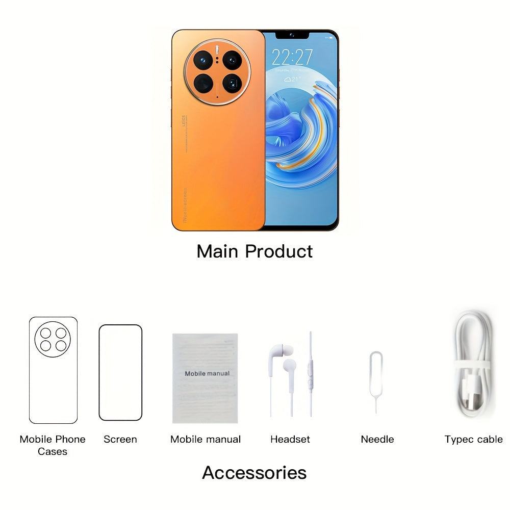 Smartphone Compatible With Android, Memory 2GB+16GB, 6.53 Inches, 4G FDD/TDD, MTK6737 Quad-Core CPU, All-In-One, Front Camera 5 Million Pixels + Rear Camera 13 Million Pixels, GCash.