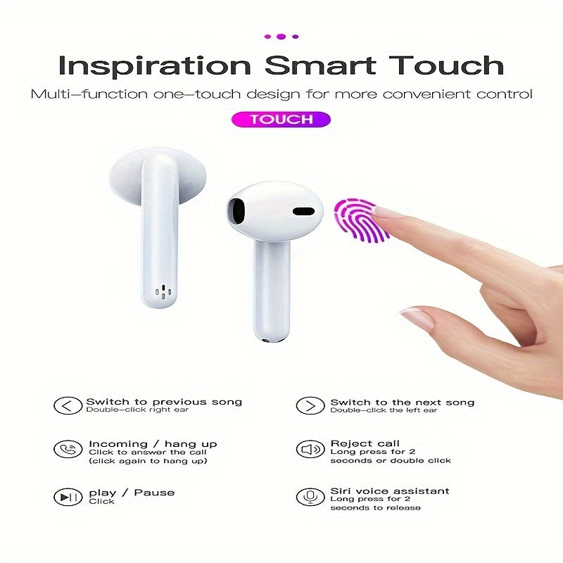 Wireless headphones suitable for all smartphone connections